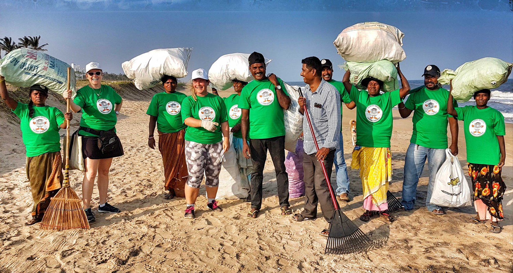 Beach cleaners in India