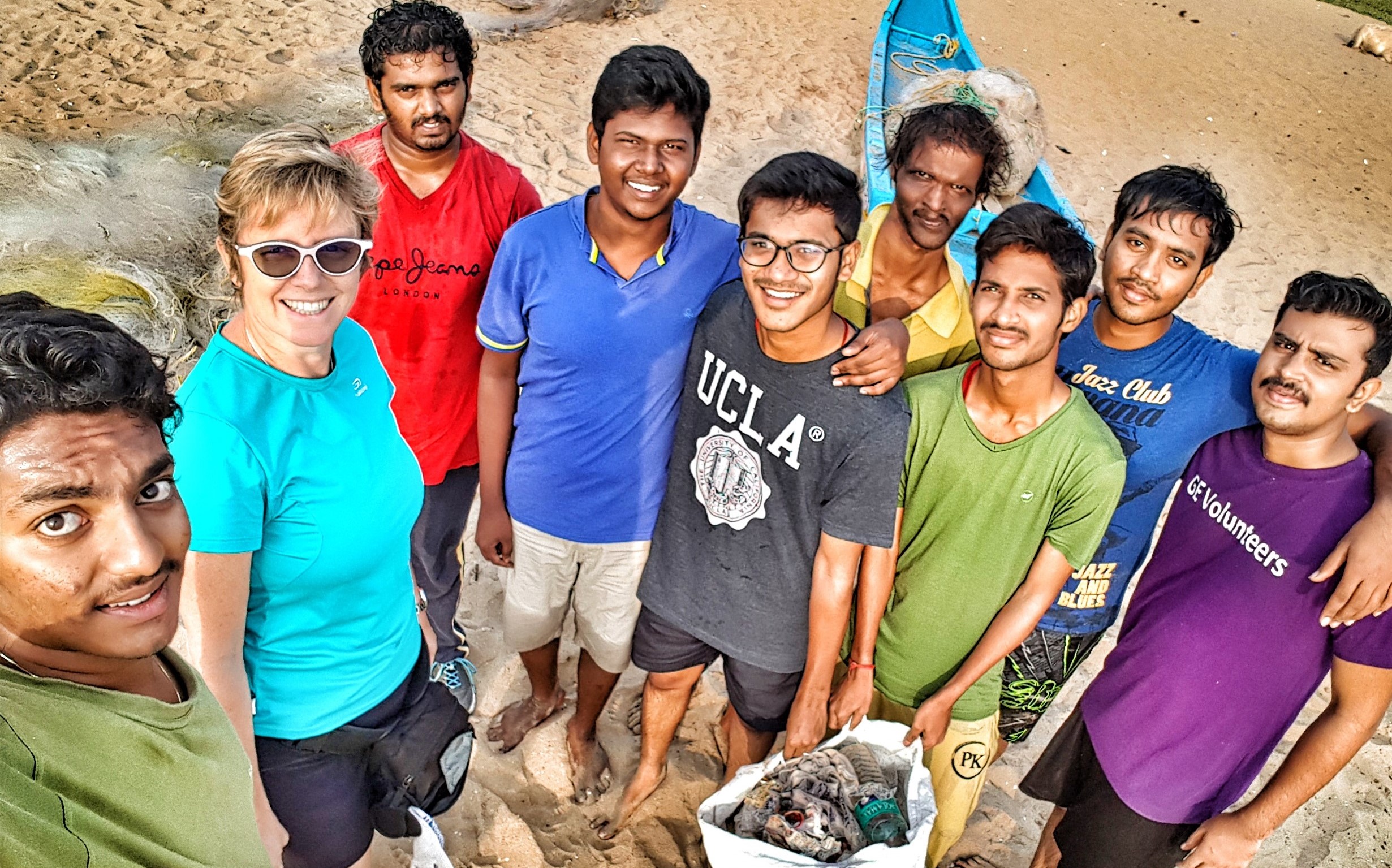 Beach cleaners in India