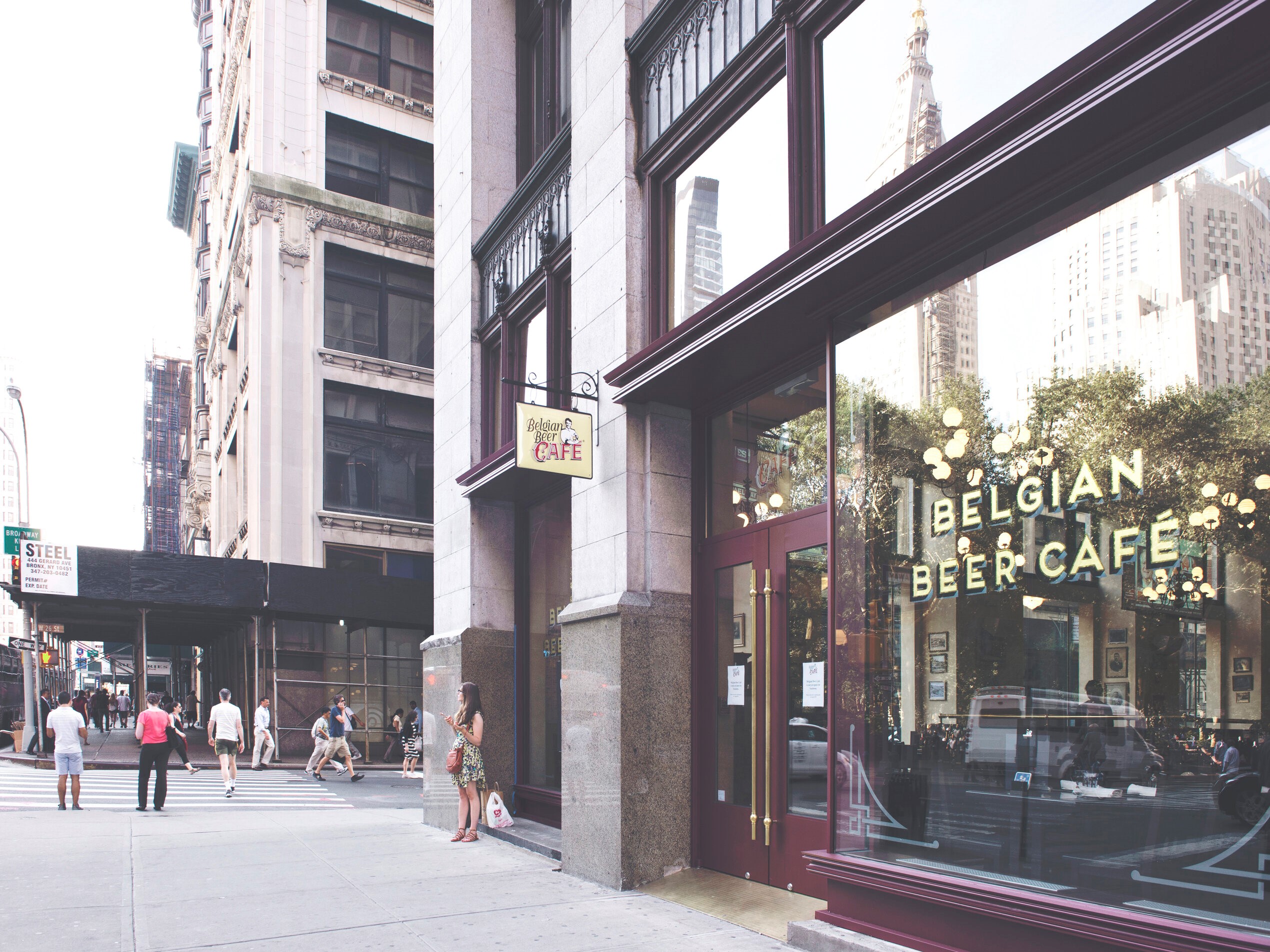 Belgian beer Café in New York