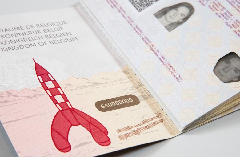 Kuifje en het paspoort